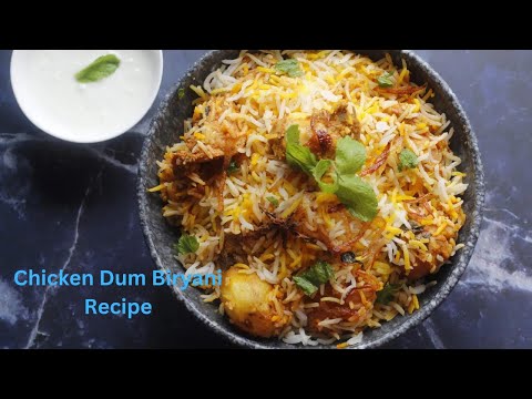 Hyderabadi Chicken Dum Biryani | Restaurant style Chicken Dum biryani | #homemade #biryani