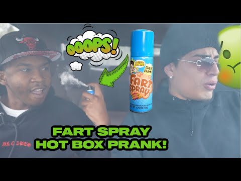 FART SPRAY IN THE HOT BOX PRANK!!!