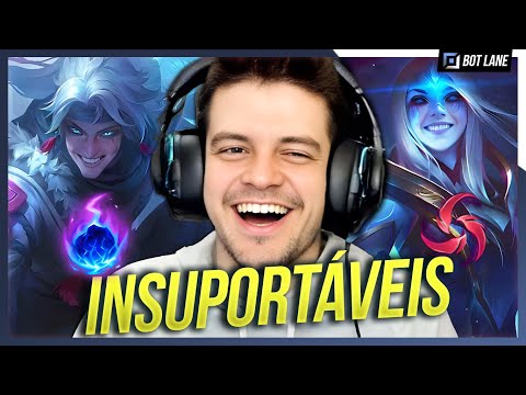 14 minutos de VARUS E ASHE sendo INSUPORTÁVEIS na bot lane! 🏹❄️