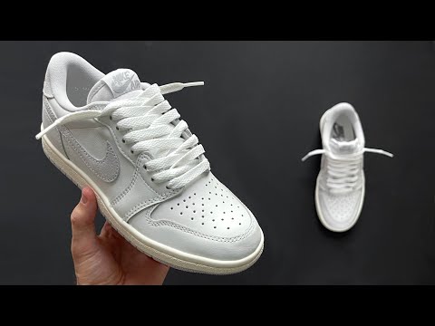 HOW TO LOOSE LACE JORDAN 1's LOW