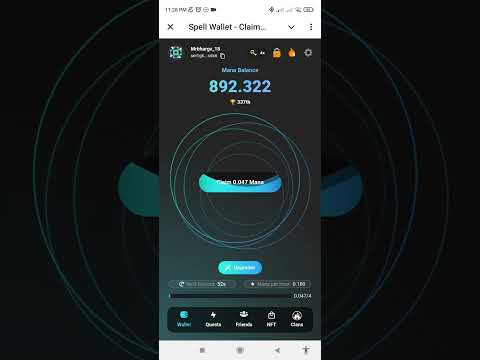 spell wallet cube quest unlock | opening reward box | cube exchange free mana coin | solana wallet
