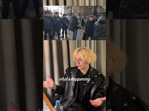 These Russian women protest in the center of Moscow