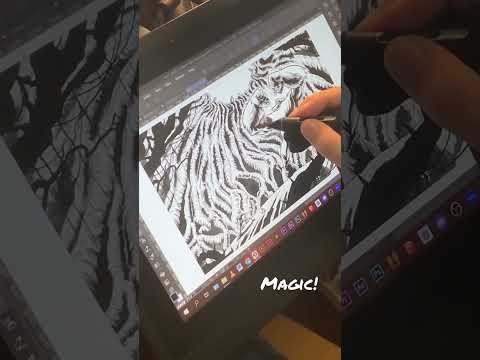 This is how we draw! No AI was harmed in this video #notoaiart #noaiart #process #art