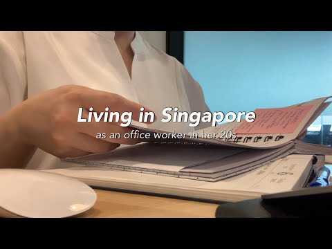 Weekly routine of a millennial office worker in Singapore 🇸🇬