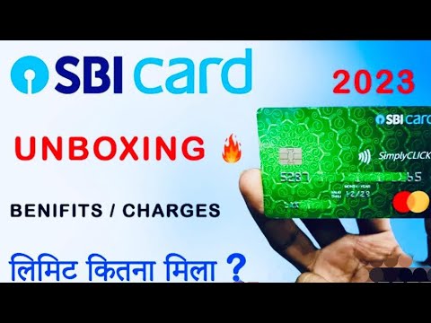 Sbi simply click credit card 💳 unboxing|| Sbi Card