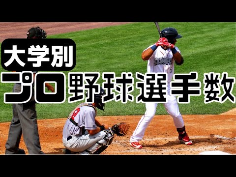 【大学別】プロ野球選手排出者数ランキングTOP10（2023年版）