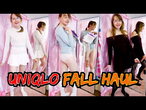 Trans Girl Fall! UNIQLO Tights, Dresses & Undies! Transgender Fashion Haul!