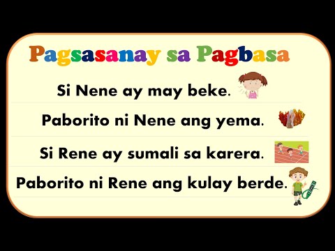 Pagsasanay sa Pagbasa Part 7 ll Pangungusap ll Grade1 & Grade2 ll Teacher Ana Online Pagbasa