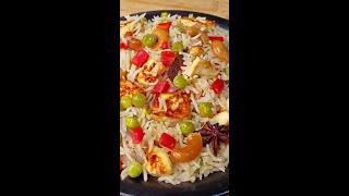 Matar Paneer Pulao Short Video | Paneer Matar Pulav short #pulaorecipe #shortvideo #shorts #ytshorts