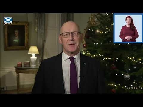 First Minister John Swinney has wished everyone a very happy Christmas! 🎄