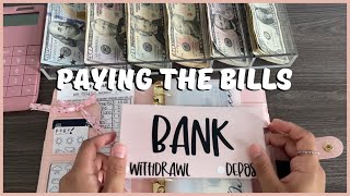 Paying the Bills | Cash Stuffing & Unstuffing | Deposit | SimpleShopz | Low Income