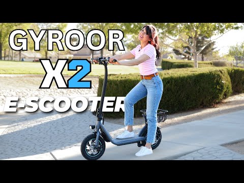 GYROOR X2 Electric Scooter Assembly & Review | Versatile Easy To Use And Learn