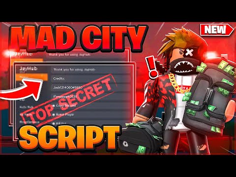 Roblox Mad City Script AUTO FARM + AUTO ROB + INF MONEY + AIMBOT *PASTEBIN 2024*