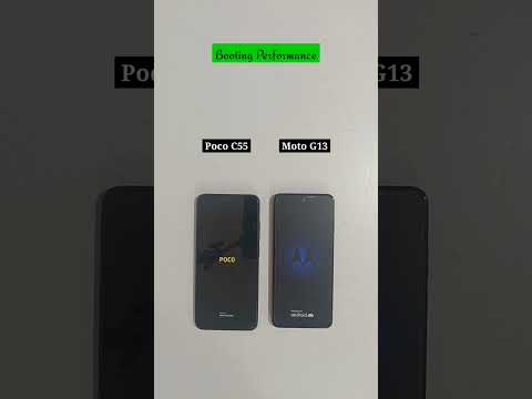 Poco C55 vs Moto G13 Booting Test Comparison #shortvideo #viral #youtubeshorts #youtubeshort #shorts