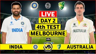 India vs Australia 4th Test Day 2 Live | IND vs AUS 4th Test Live Commentary | Australia Innings