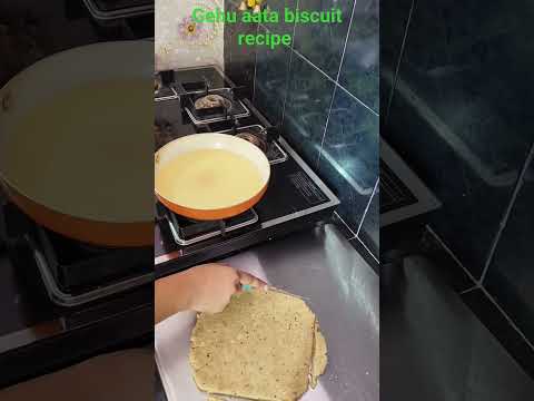 #gehu aata biscuit 🍪 recipe #viral video #trending video #shorts #reels #biscuits #recipe #gehu aata