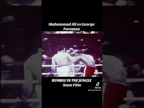 Muhammad Ali vs George Foreman Rumble in the Jungle 10/30/1974 shot on 8mm Film