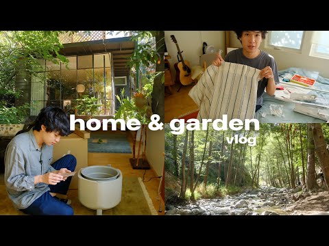 Home & Garden vlog 🏡 Making a shirt, plant shopping, and what I’ve been reading