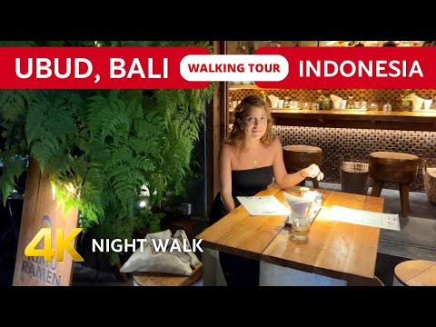 Ubud Bali Nightlife walk 2024 🇮🇩