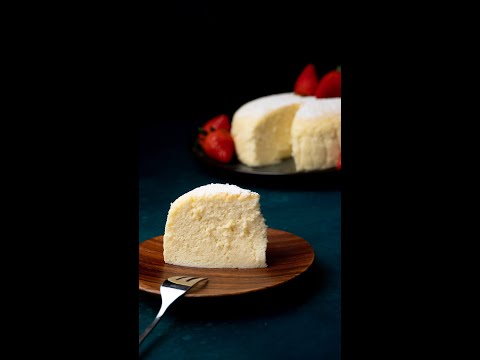 How to make COTTON CHEESECAKE #shorts