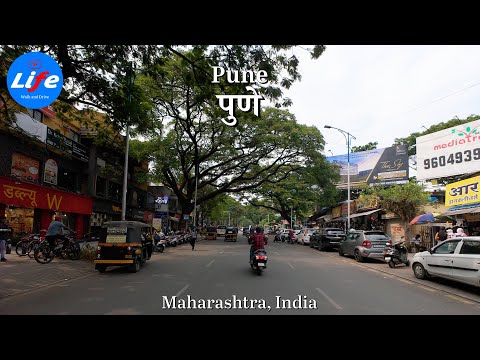 Driving Pune - Fergusson College Rd - Evening Drive 4K HDR