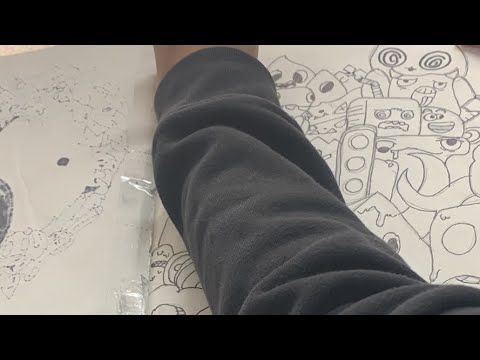 ASMR DRAWING AND COLORING #asmr