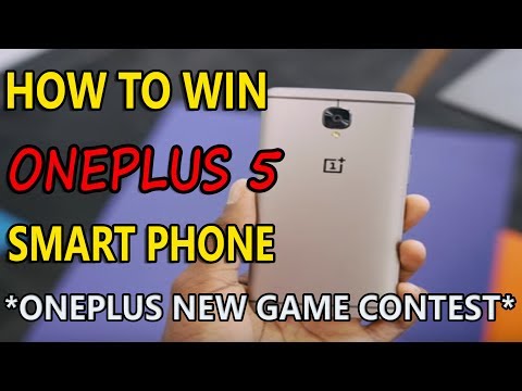 Watch video to win New Oneplus 5 smart phone to home