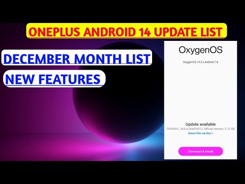 ONEPLUS DECEMBER/ANDROID 14 UPDATE LIST #oneplus #oxygenos14 #shorteyoutube