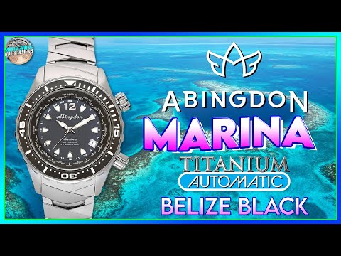 For The Ladies! | Abingdon Marina Belize Black 200m Automatic Titanium Diver Unbox & Review