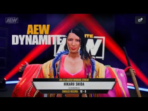 AEW DYNAMITE HIKARU SHIDA CALLS OUT ABADON!!!!!!!!!!!!!!!