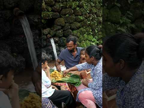 ഇങ്ങനെ ആരും കപ്പയും ചിക്കനും കഴിച്ചിട്ടുണ്ടാവില്ല🥰🥰#youtubeshorts #shorts #villagelife #villagevlog