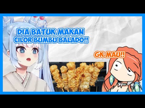 Lidah kiara yg gk kuat makan makanan pedes di indonesia!!