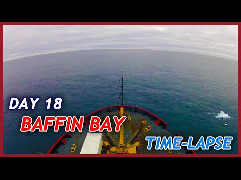 Calm and cloudy Baffin Bay time-lapse: Day 18 of the Northwest Passage Expedition