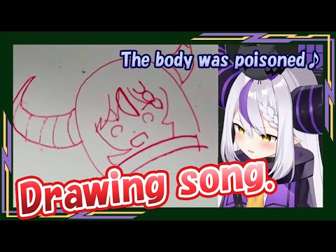 How to draw Laplus Darknesss.[ENG SUB/hololive]