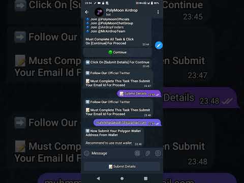 poloyMon airdrop full free on telegram || tellegram airdrop  how to withdrawal 🔥🔥💯 real