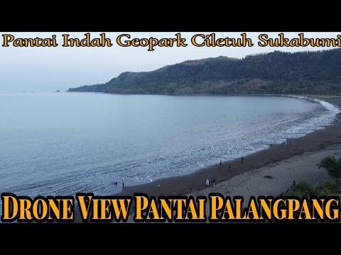 Drone View Pantai Palangpang Geopark Ciletuh Sukabumi