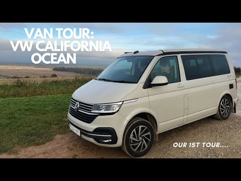 Van Tour: VW California Ocean T6.1 Campervan including interior cupboard space