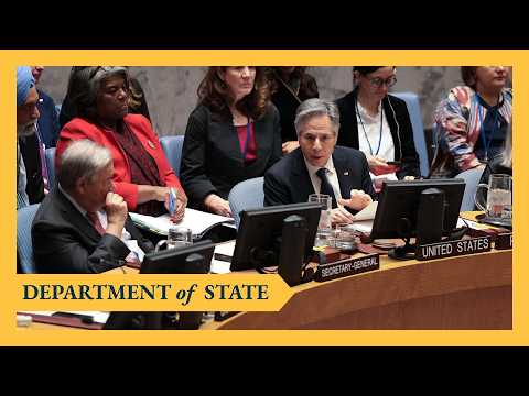 Secretary Blinken's remarks at a UN Security Council Session on Artificial Intelligence