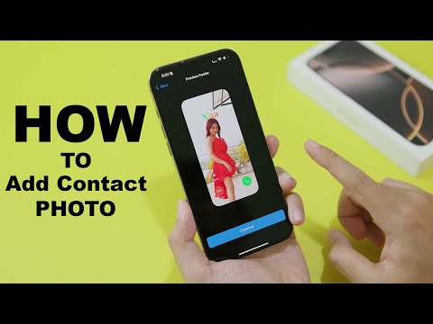 How to Add Contact Photo on iOS 18 - iPhone 16 Pro Max