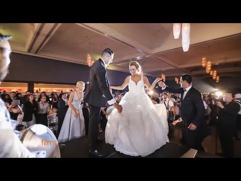 Traditional arabic wedding entry for lebanese couple!