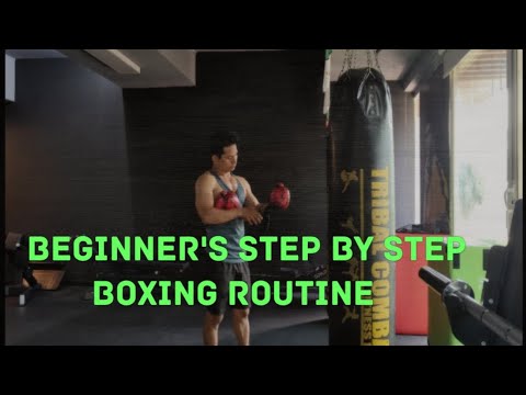 beginner's step by step boxing routine 🥊