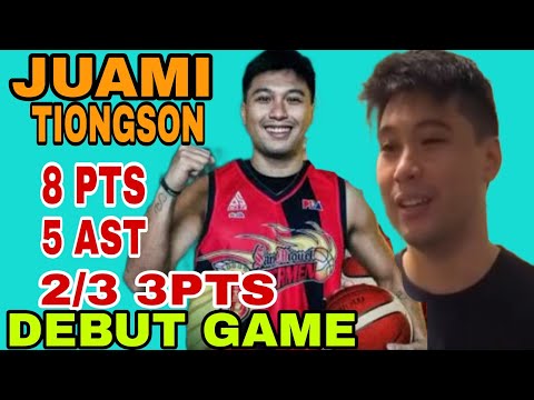 JUAMI TIONGSON BEST PLAYS DEBUT GAME FOR SAN MIGUEL BEERMEN