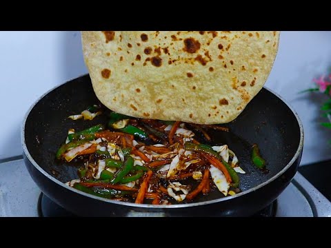 Leftover chapati recipe | Best use of leftover chapati/roti | Snack recipe | Manchurian recipe |