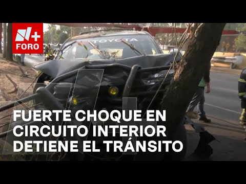 Fuerte accidente paraliza tránsito en Circuito Interior - Las Noticias