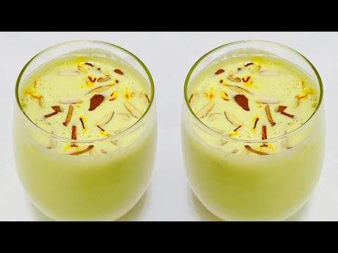 Badam Milk recipe without Readymade powder, Badam Milk recipe, Almond Milk, Badam doodh recipe