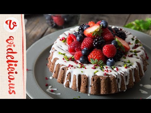 ブランデー香る♪ベリーたっぷりのチョコレートケーキ｜How to make Chocolate Cake