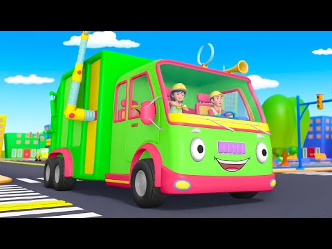 Wheels on the Garbage Truck & Kindergarten Rhymes for Children