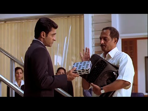 Office Ka Last Day Hain Me Fokat Ke Gift Nahi Leta - Nana Patekar Tum Milo Toh Sahi Movie Scene 1