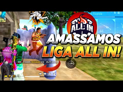 LIGA ALL IN - DIA 1🏆IPhone XR HIGHLIGHTS EM CAMPEONATOS DE FREE FIRE