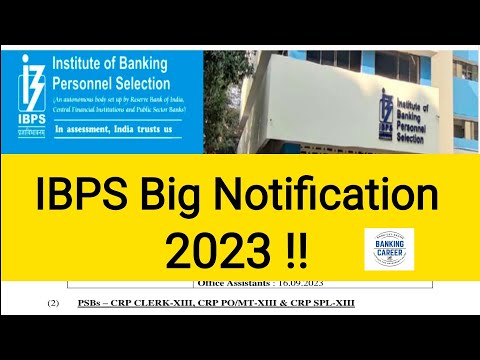 About IBPS Two Big Notification II RRB PO II IBPS RRB Clerk 2023 !!